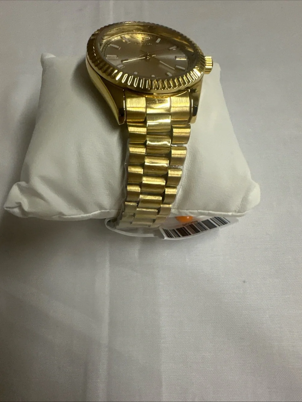 Invicta Gold-Tone Bracelet Watch with Silver Dial